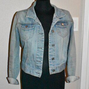 Bitten Sarah Jessica Parker Blue Jean Jacket Size L